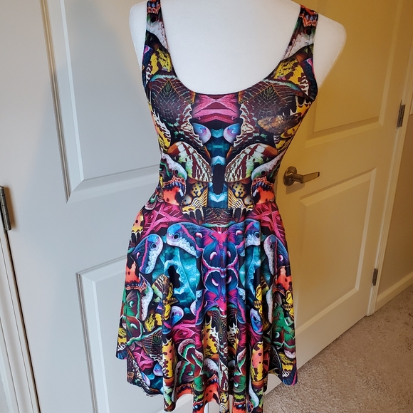 Blackmilk Dresses & Skirts - Blackmilk hyper moth skater dress